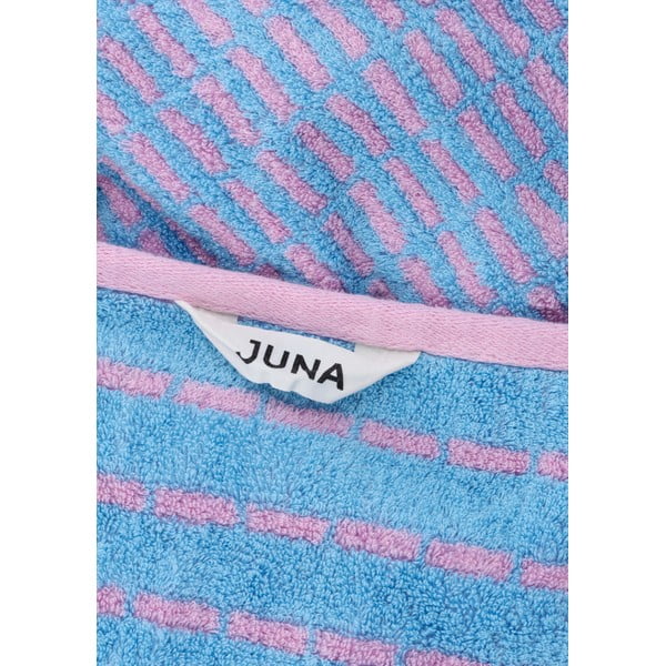 Mėlynos spalvos/rožinės spalvos iš frote audinio iš bambuko mišinio vonios rankšluostis 70x140 cm Nuance – JUNA-image-2