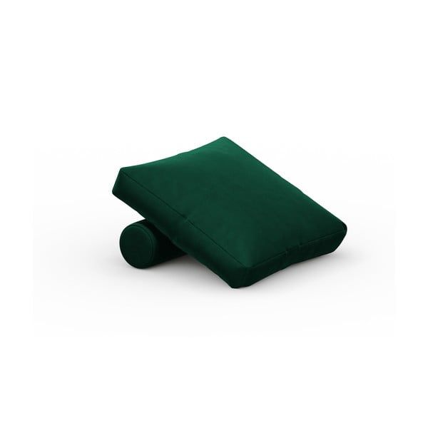 Žalia aksomo pagalvėlė modulinei sofai Rome Velvet - Cosmopolitan Design