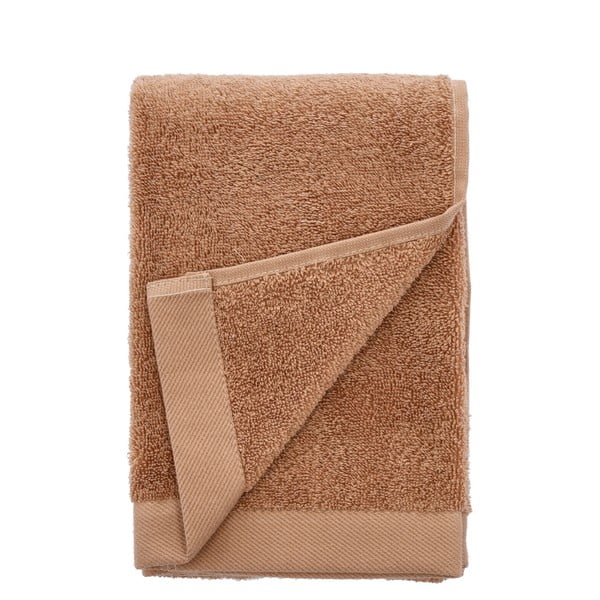 Oranžinis rankšluostis iš ekologiškos medvilnės Södahl Comfort, 50 x 100 cm-image-2