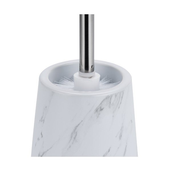 Baltas keraminis tualeto šepetys Marble - Tomasucci-image-1