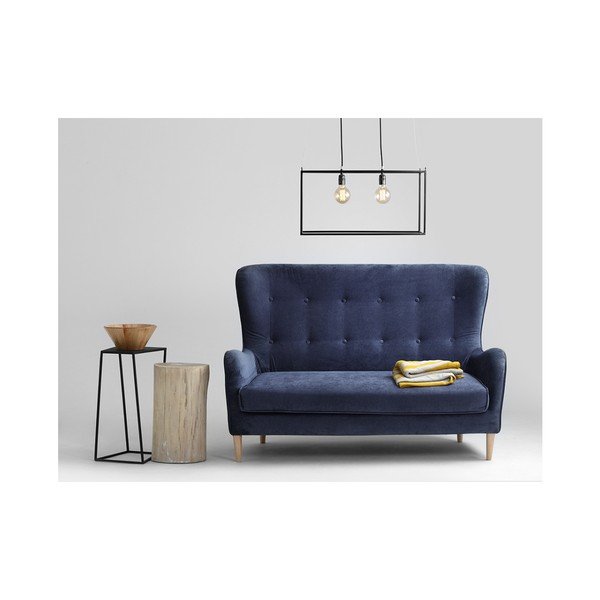 Tamsiai mėlyna dviejų vietų sofa Individualizuotos formos Cozyboy-image-3