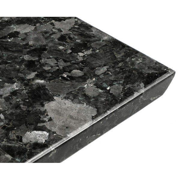 Juodo spalvos granito padėklas RGE Black Crystal, 20 x 35 cm-image-1