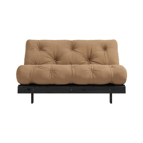 Sulankstoma sofa rudos spalvos 140 cm Roots Black Night – Karup Design
