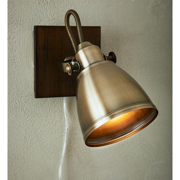 Rudas sieninis šviestuvas Markslöjd Native, aukštis 18,5 cm-image-1