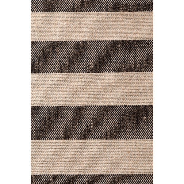 Rankų darbo juodos spalvos/kreminės spalvos iš džiuto kilimas 80x200 cm Playa – Hanse Home-image-4