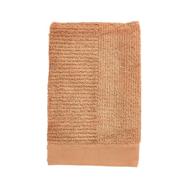 Geltonos spalvos iš frote audinio iš medvilnės vonios rankšluostis 70x140 cm Classic – Zone