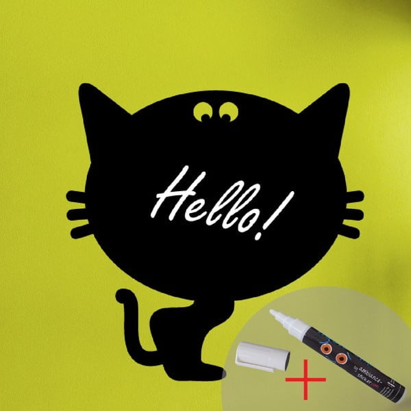 Sienų lipdukas Fanastick Cat Liquid Chalk Sticker