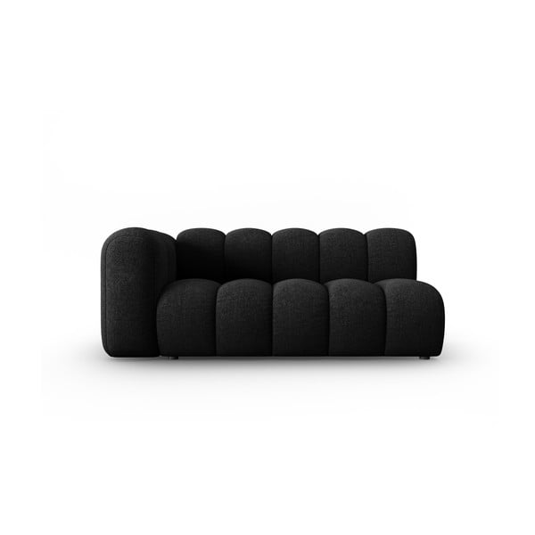 Modulinė sofa juodos spalvos/antracito spalvos (su kairiuoju kampu) Lupine – Micadoni Home