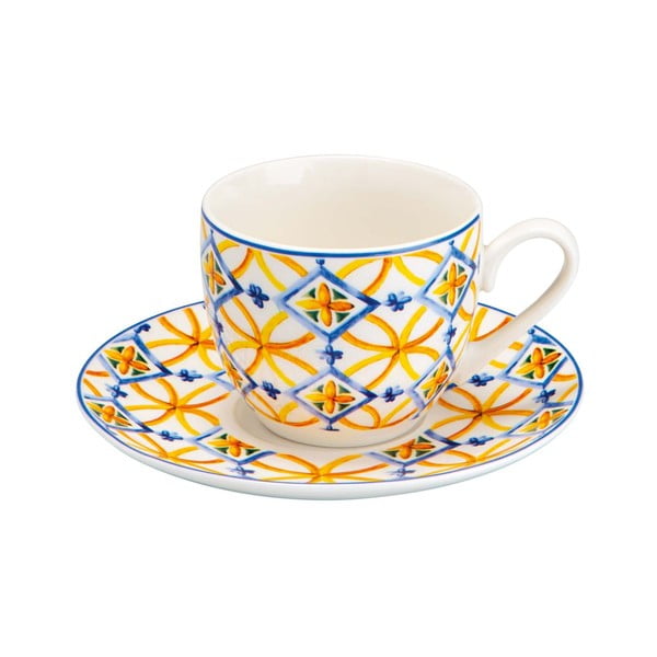 6 puodelių rinkinys su lėkštutėmis Brandani Medicea-image-1