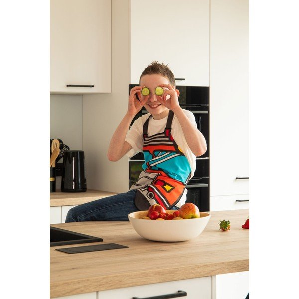 Vaikiška prijuostė iš perdirbtos medvilnės Hero - Tiseco Home Studio-image-1