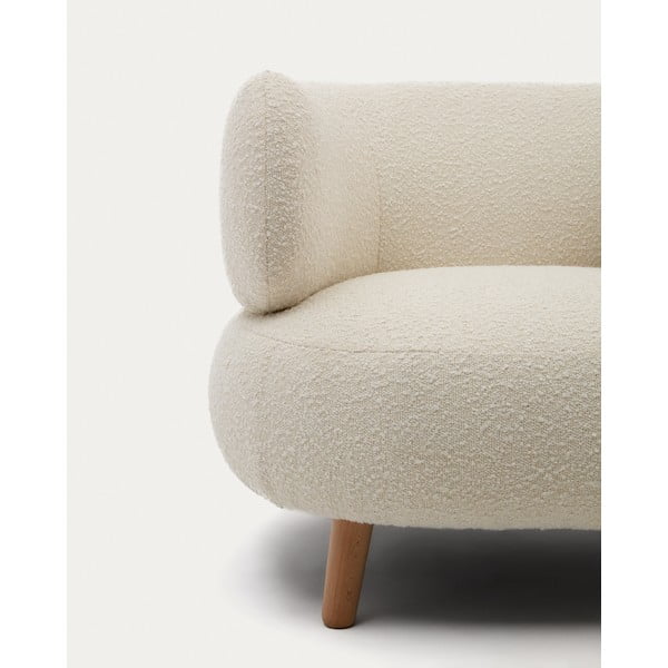 Krėslas kreminės spalvos Luisa – Kave Home-image-1