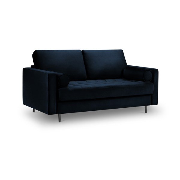 Mėlyna aksominė sofa Milo Casa Santo, 174 cm-image-2