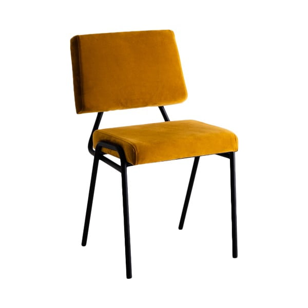 Geltona valgomojo kėdė Simple - CustomForm