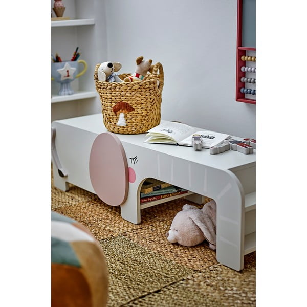 Pilkai smėlinės spalvos vaikiškas suoliukas Ferdinand – Bloomingville Mini-image-1