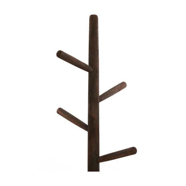 Iš mango masyvo palto stovas tamsiai rudos spalvos Yenice – Light & Living-image-4