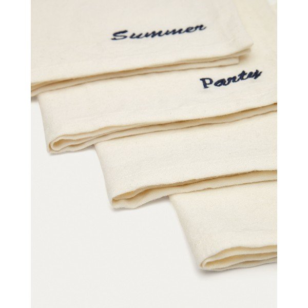 Iš tekstilės servetėlės 4 vnt. 40x40 cm Vallcanera – Kave Home-image-3