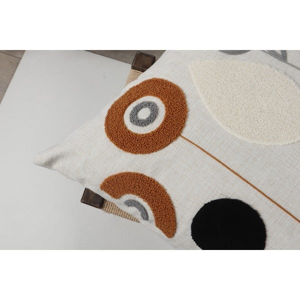 Iš lino dekoratyvinis pagalvės užvalkalas 43x43 cm Sunflower – Mioli Decor-image-3