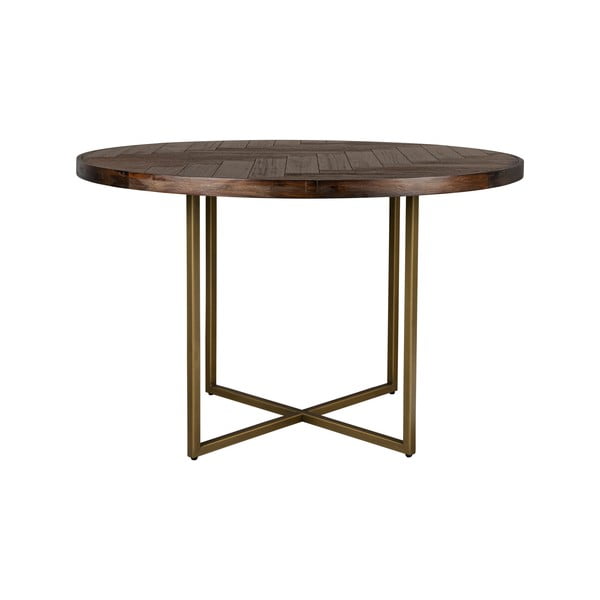Apvalios formos valgomojo stalas su akacijos dekoru ø 120 cm Class – Dutchbone