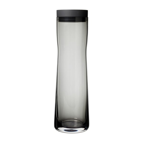 Juodos spalvos stiklinė stiklinė gertuvė "Blomus Splash", 1 l