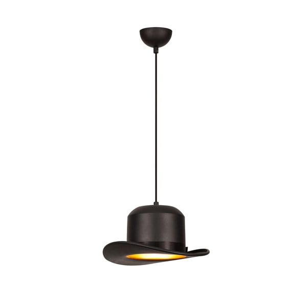 Kabantis šviestuvas juodos spalvos ø 30 cm su metaliniu gaubtu Sivani – Opviq lights