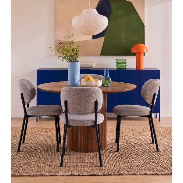 Valgomojo kėdė smėlio spalvos Fowler – Unique Furniture-image-3