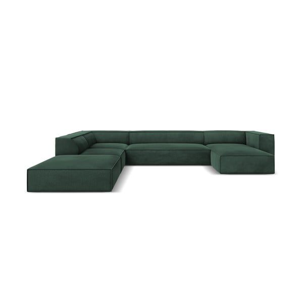 Tamsiai žalia kampinė sofa (kairysis kampas) Madame - Windsor & Co Sofas