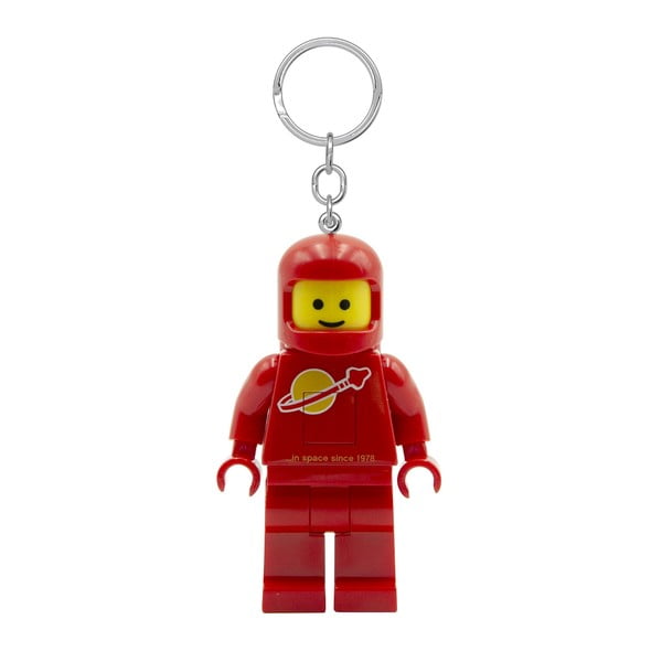 Raktų pakabukas su žibintuvėliu raudonos spalvos Spaceman – LEGO®