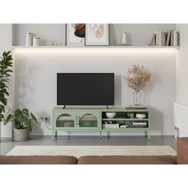 TV spintelė mėtų spalvos 160x50 cm Diora – Marckeric-image-1