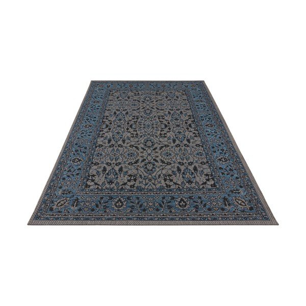 Tamsiai mėlynas lauko kilimas NORTHRUGS Konya, 200 x 290 cm-image-1