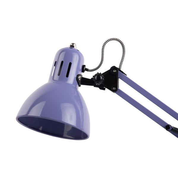 Stalinis šviestuvas violetinės spalvos (aukštis 52 cm) su metaliniu gaubtu Funky Hobby – Leitmotiv-image-3