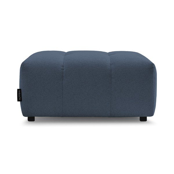 Mėlynos spalvos taburetė iš šenilinio audinio Roxelane – Bobochic Paris