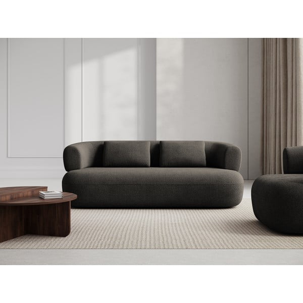 Iš boucle sofa rudos spalvos 178 cm Jenny – Micadoni Home-image-1