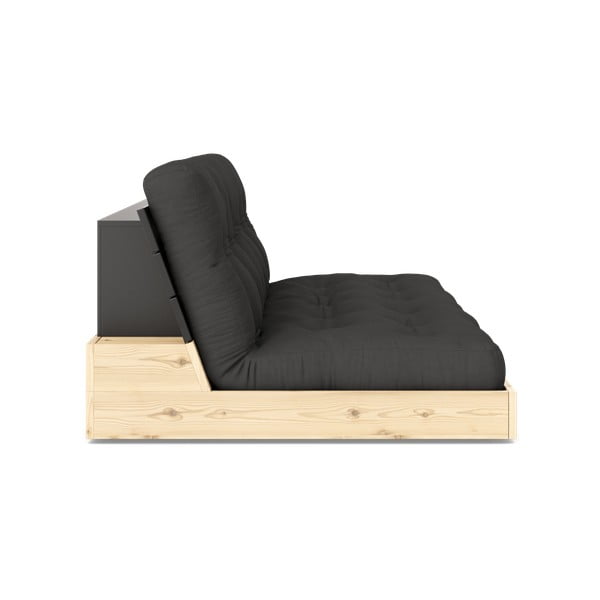 Sulankstoma sofa tamsiai pilkos spalvos 196 cm Base – Karup Design-image-3