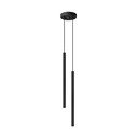 Juodos spalvos iš metalo kabantis šviestuvas ø 15 cm Fideus – Sollux