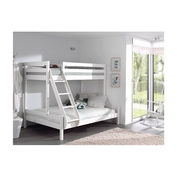 Balta dviaukštė lova Vipack Pino Martin Vipack Pino Martin-image-1