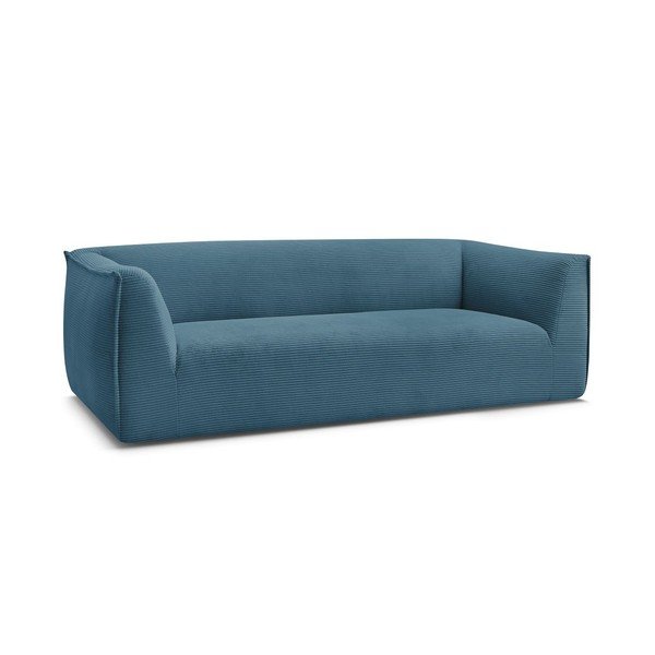 Mėlynos spalvos sofa iš kordinio velveto 242 cm Giorgia – Bobochic Paris-image-2