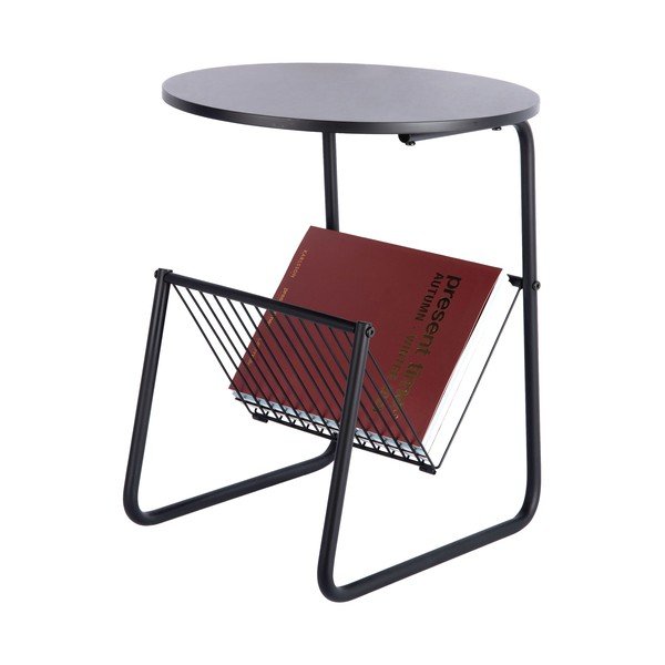 Iš metalo apvalios formos šoninis stalas ø 40 cm Riqueza Revista – Leitmotiv-image-2