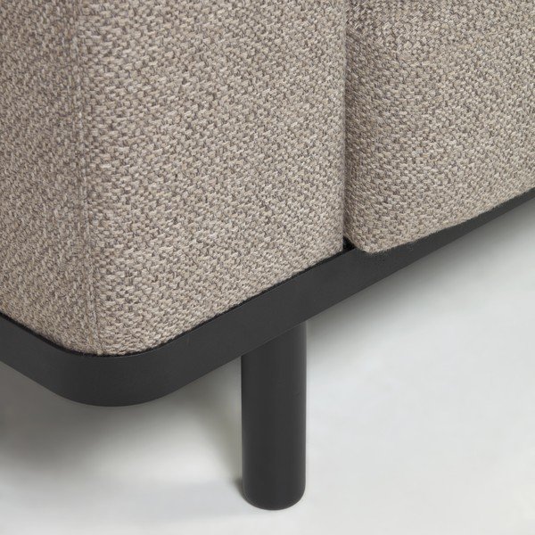 Smėlio spalvos sofa su pagalvėlėmis Kave Home Noa-image-1