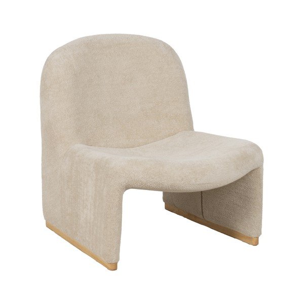 Smėlio spalvos iš boucle krėslas – Ixia