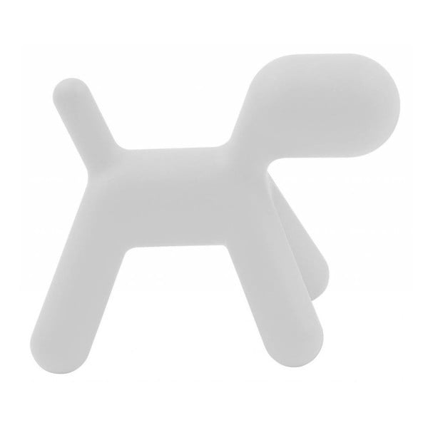 Balta "Magis Puppy" šuniuko formos taburetė vaikams, 55,5 cm aukščio