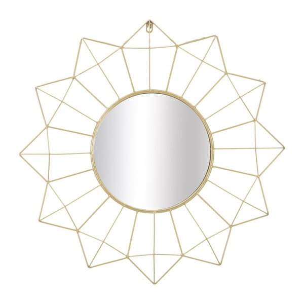 Mauro Ferretti Soleado aukso spalvos sieninis veidrodis, ⌀ 60 cm