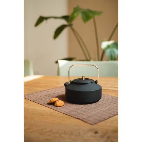 Juodos spalvos iš ketaus su koštuvu arbatinukas 1 l Shangdong – Bredemeijer-image-3