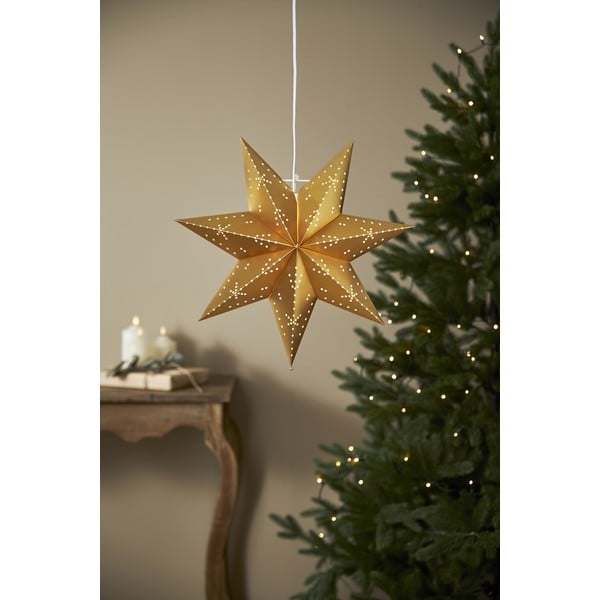 Aukso spalvos kalėdinė šviečianti dekoracija ø 45 cm Classic - Star Trading-image-4
