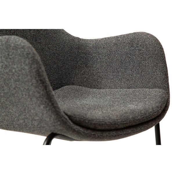 Iš boucle krėslas pilkos spalvos Zimmer – DAN-FORM Denmark-image-1