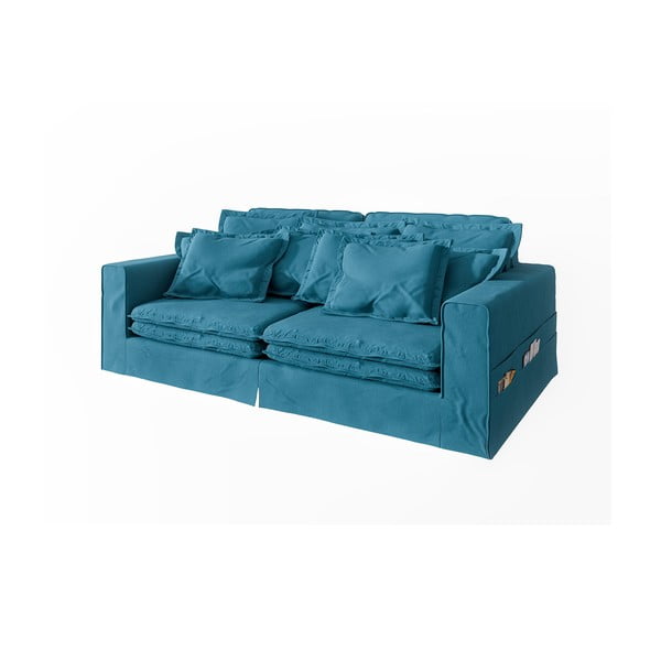 Šviesiai mėlynos spalvos sofa 236 cm Nora – Ropez-image-2