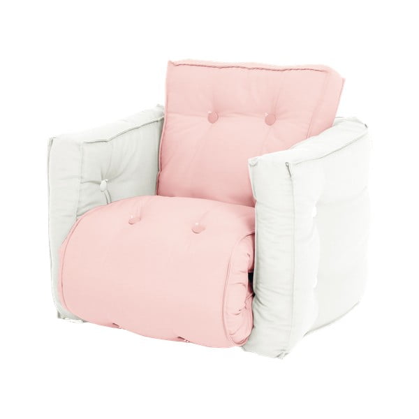 Karup Design Mini Dice Pink//Creamy sulankstomas fotelis vaikams