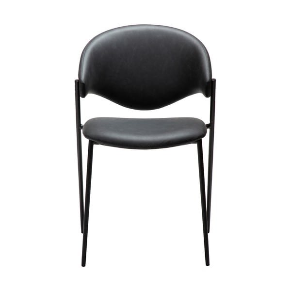Juodos spalvos iš dirbtinės odos valgomojo kėdė Zone – DAN-FORM Denmark-image-1
