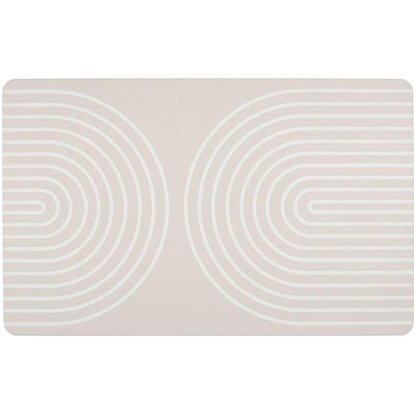 Smėlio spalvos iš diatomito vonios kilimėlis 50x80 cm Nazca – Wenko