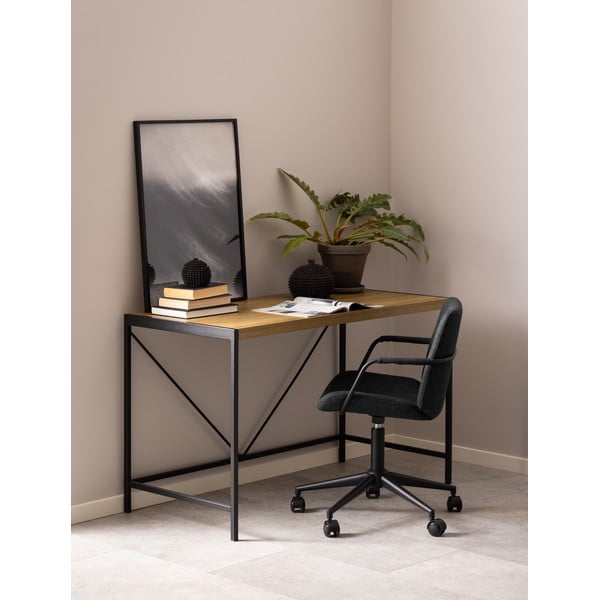 Rašomasis stalas iš ąžuolo 60x120 cm Bahamas – Actona-image-1