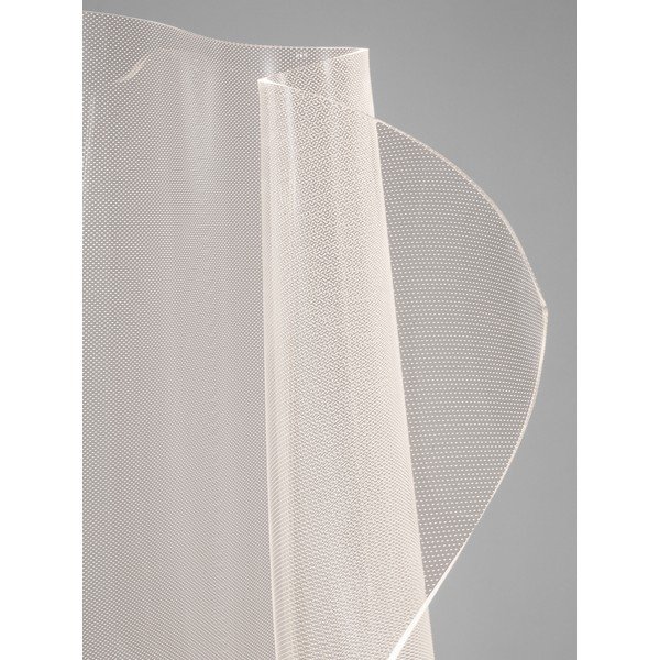 Auksinės spalvos iš aliuminio pastatomas šviestuvas LED (aukštis 105 cm) su gaubtu iš akrilo stiklo Siderno – Nova Luce-image-4